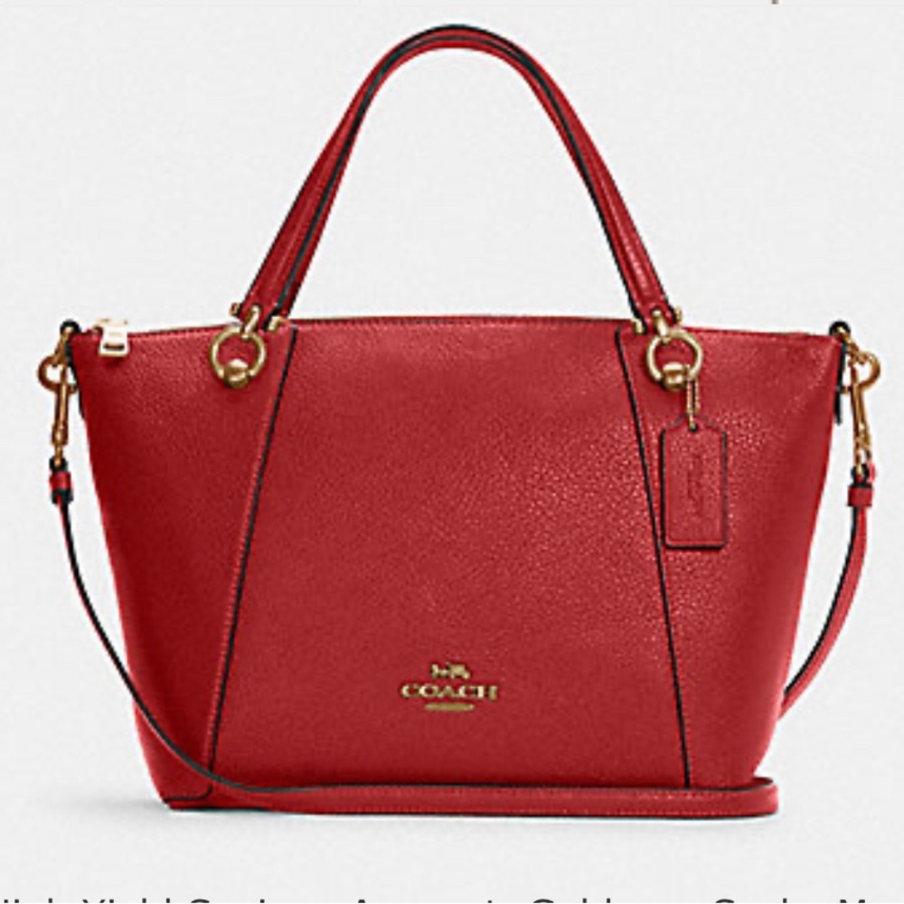 KACEY SATCHEL (COACH C6229)
GOLD/1941 RED